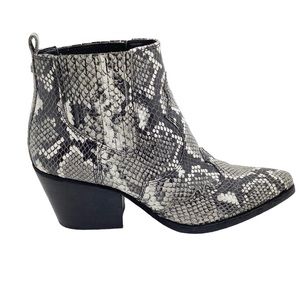 {Sam Edelman} Winona Snakeskin Ankle Boot